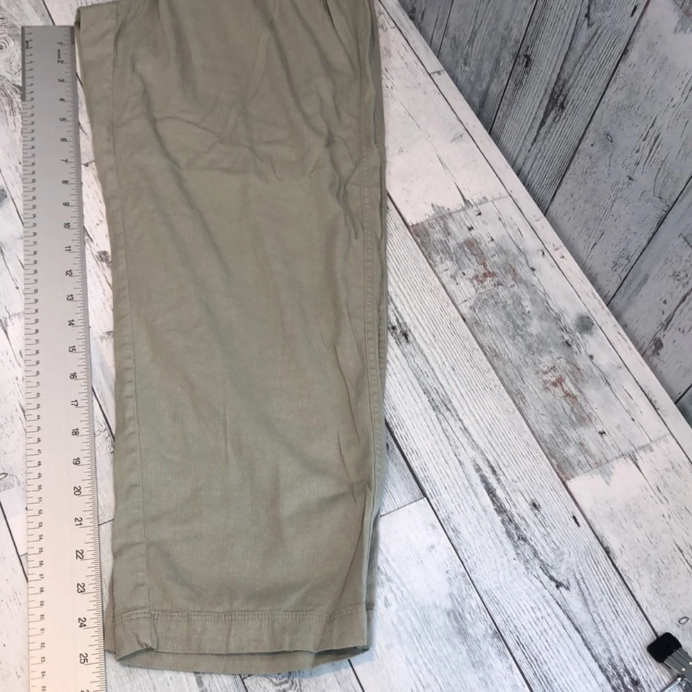32 Degrees Cool Linen Blend Pull On Ankle Pants Large - Picture 9 of 9